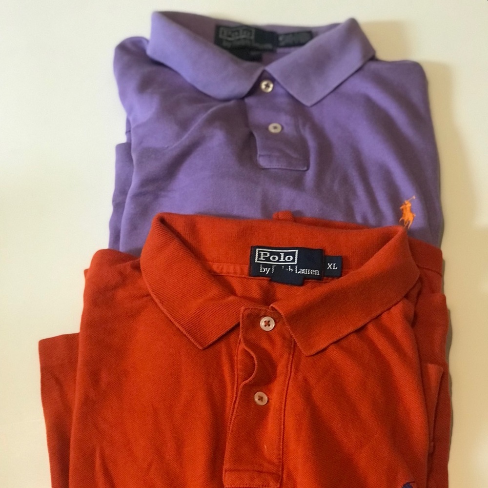 Ralph Lauren polo long sleeve and short sleeve